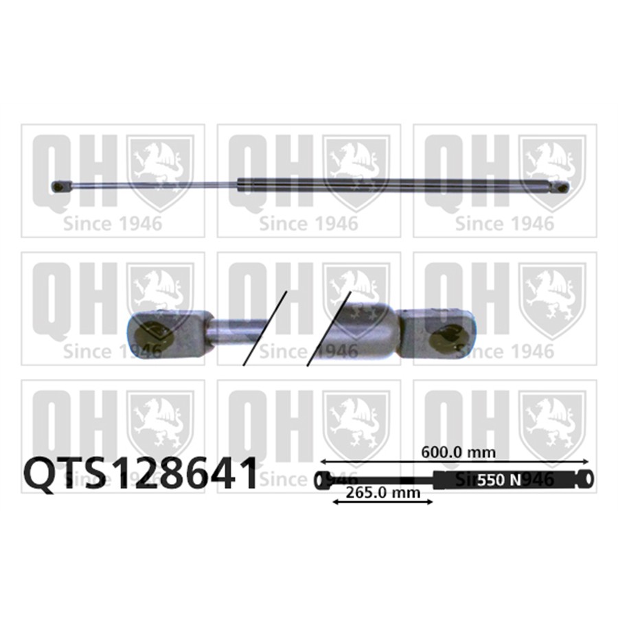 Vérin De Coffre Quinton Hazell Qts128641