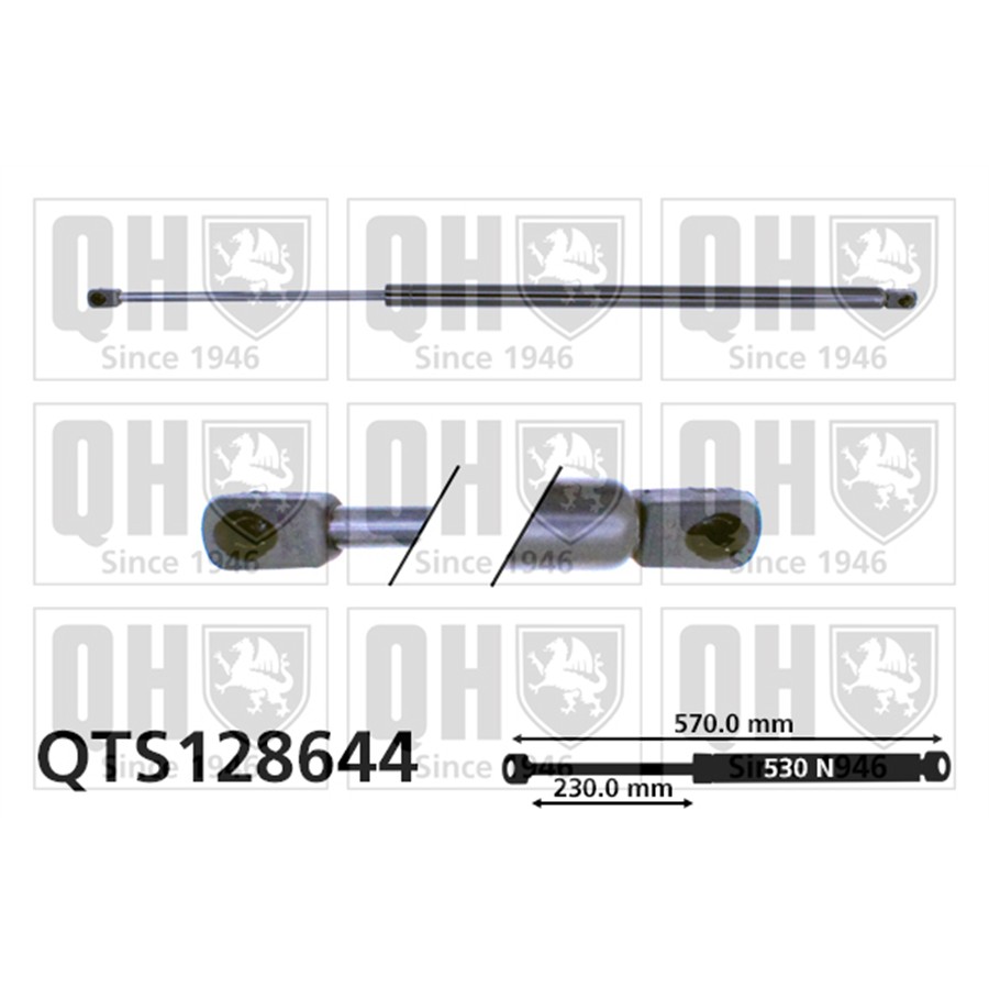 Vérin De Coffre Quinton Hazell Qts128644