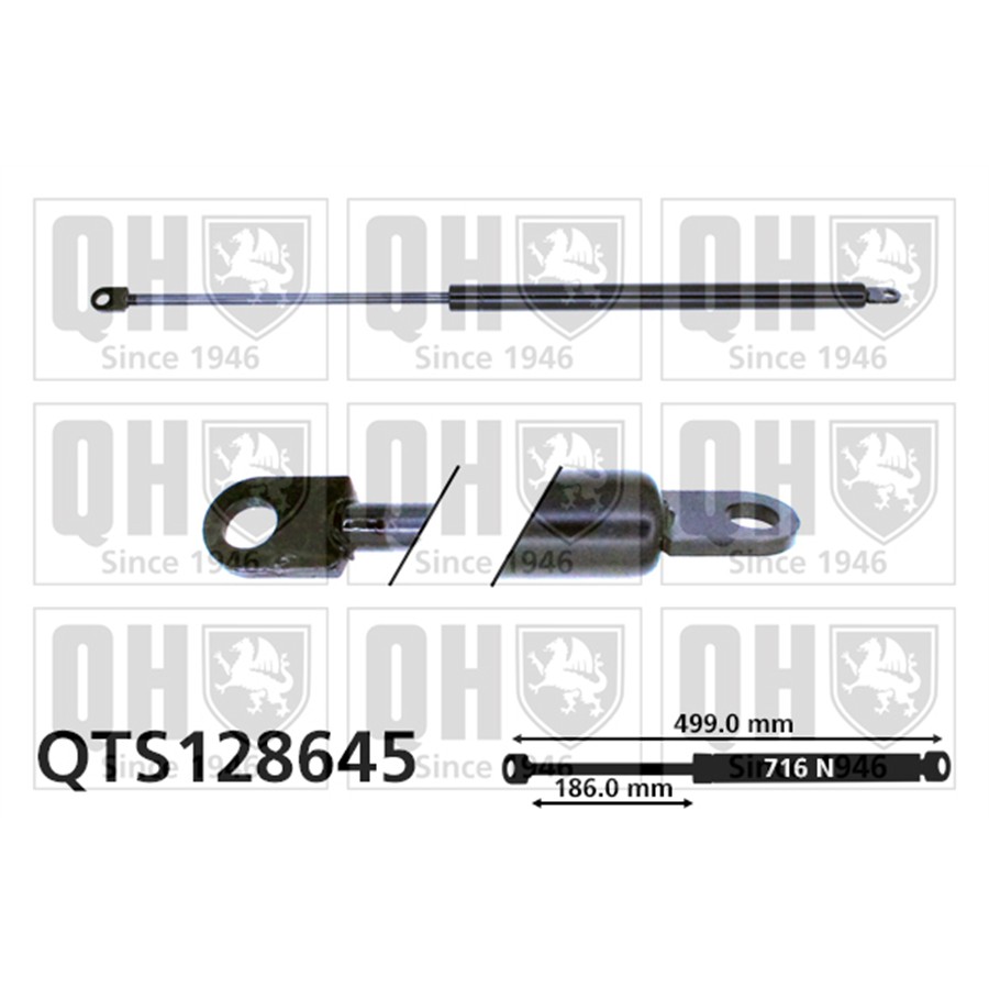 Vérin De Coffre Quinton Hazell Qts128645