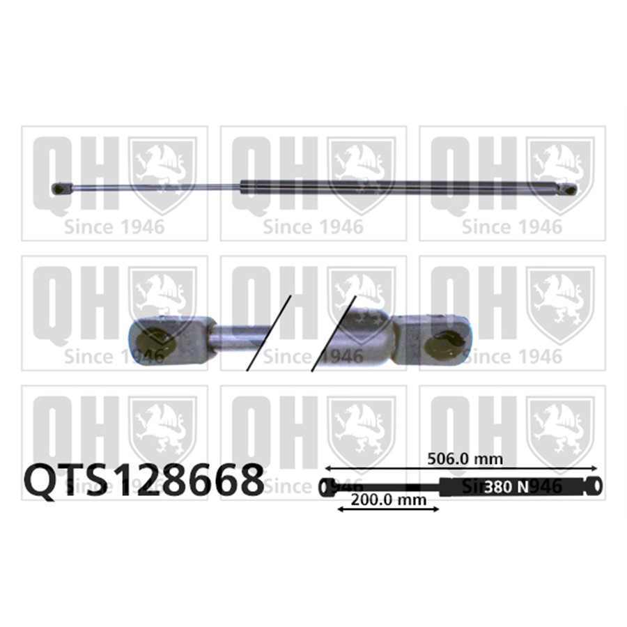 Vérin De Coffre Quinton Hazell Qts128668