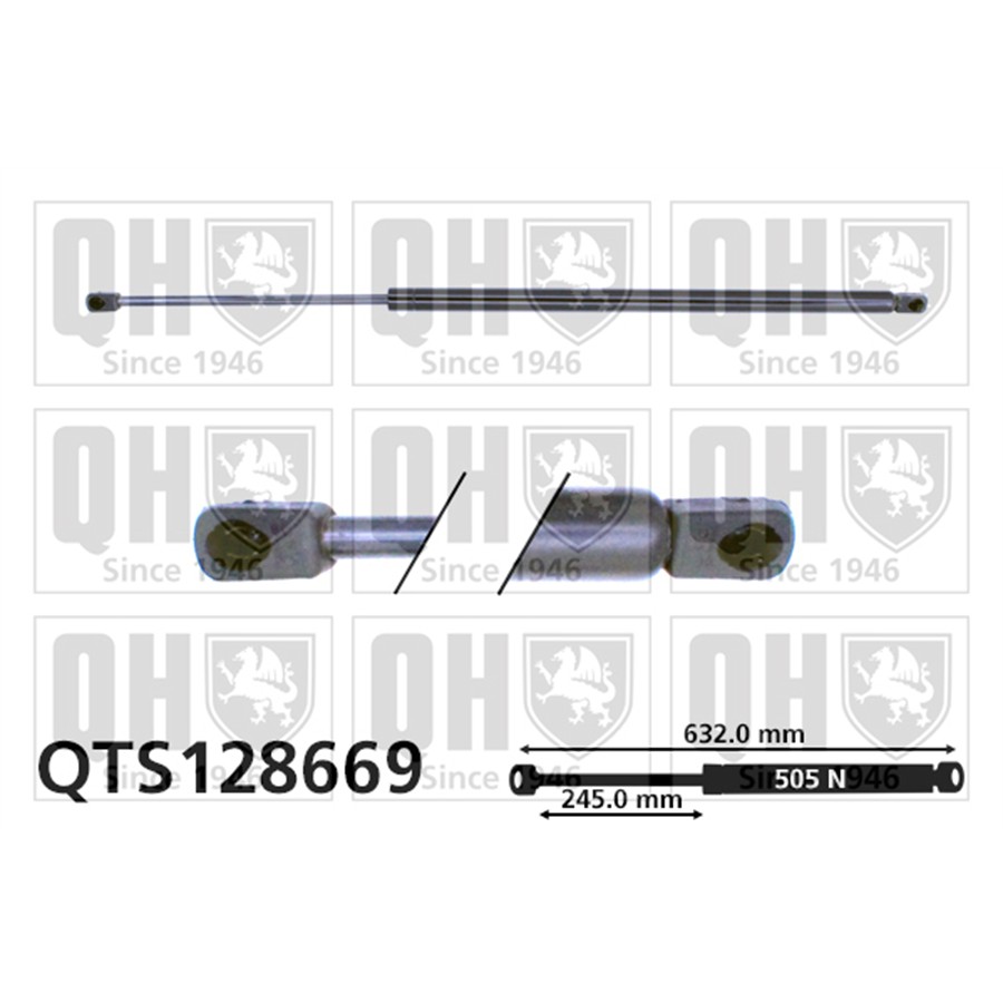 Vérin De Coffre Quinton Hazell Qts128669