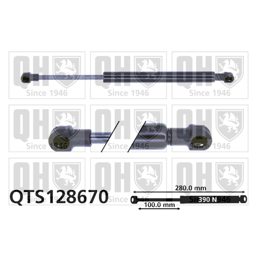 Vérin De Coffre Quinton Hazell Qts128670