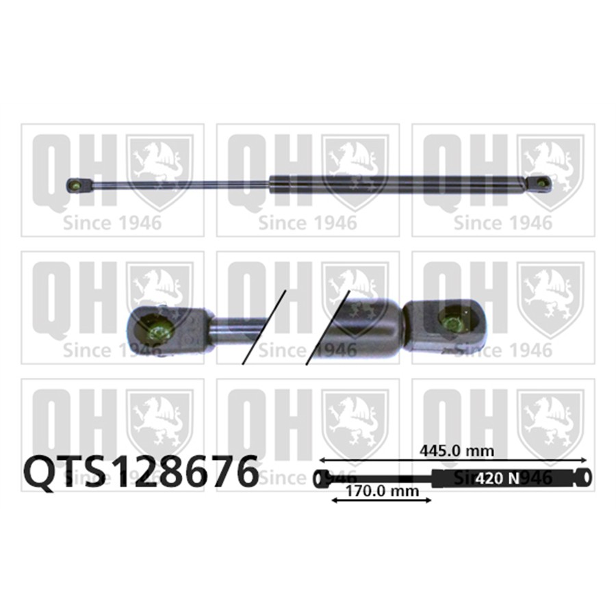 Vérin De Coffre Quinton Hazell Qts128676