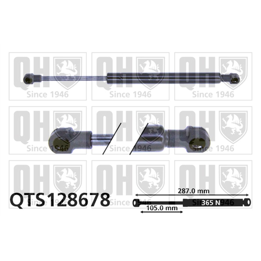 Vérin De Coffre Quinton Hazell Qts128678
