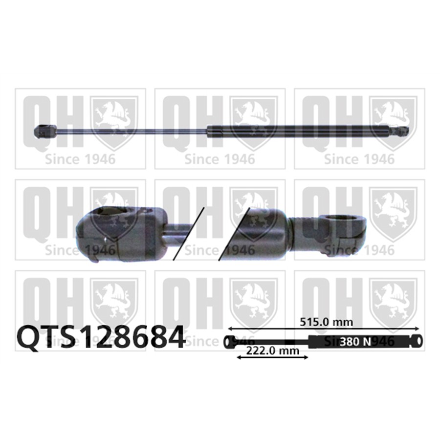 Vérin De Coffre Quinton Hazell Qts128684