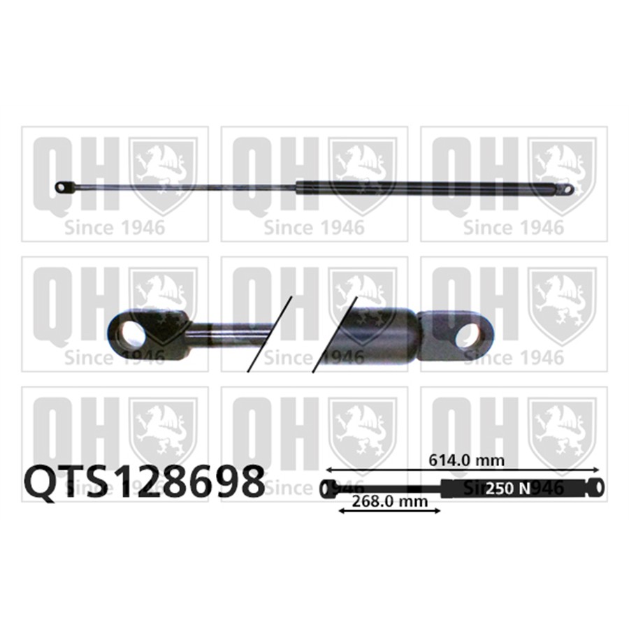 Vérin De Capot Quinton Hazell Qts128698