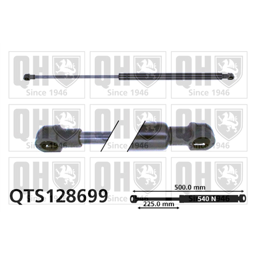 Vérin De Coffre Quinton Hazell Qts128699