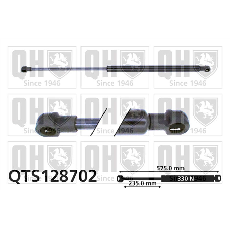 Vérin De Capot Quinton Hazell Qts128702