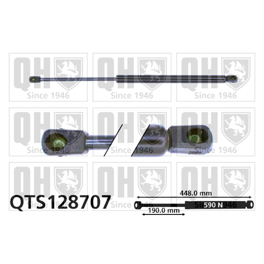 Vérin De Coffre Quinton Hazell Qts128707