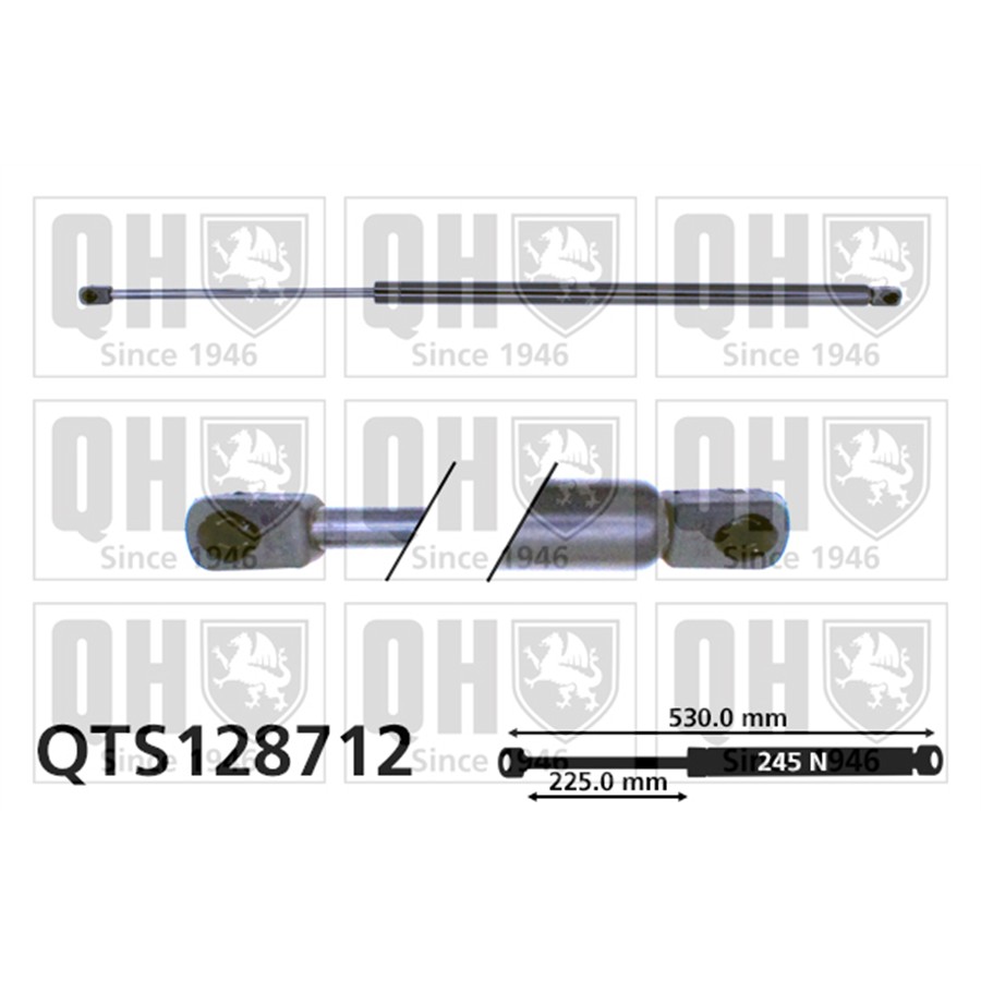 Lot De 2 Vérins De Capot Pour Peugeot 406 Coupé 1995-2004 - Entraxe 200 Mm Course 65 Mm - Qualité Européenne