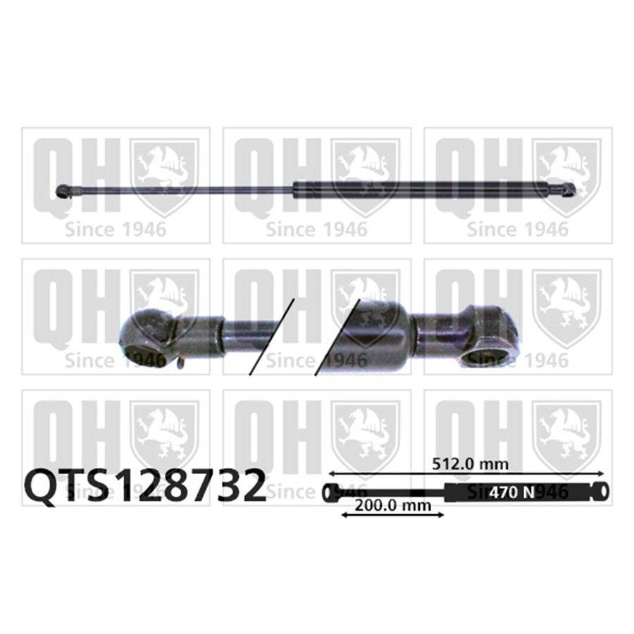 Vérin De Coffre Quinton Hazell Qts128732