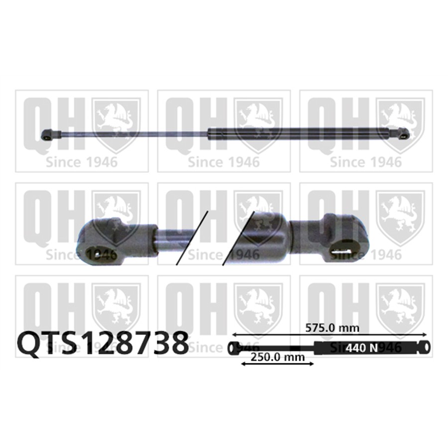 Vérin De Capot Quinton Hazell Qts128738