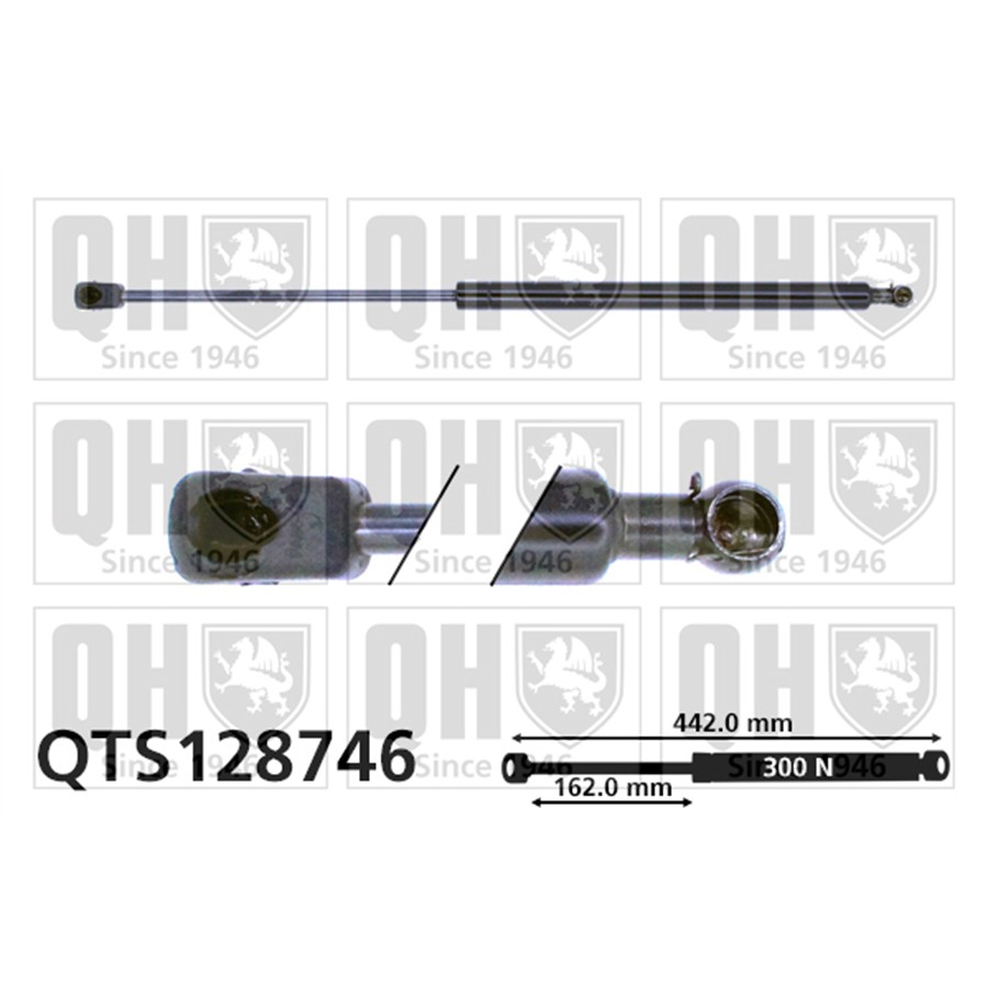 Vérin De Capot Quinton Hazell Qts128746