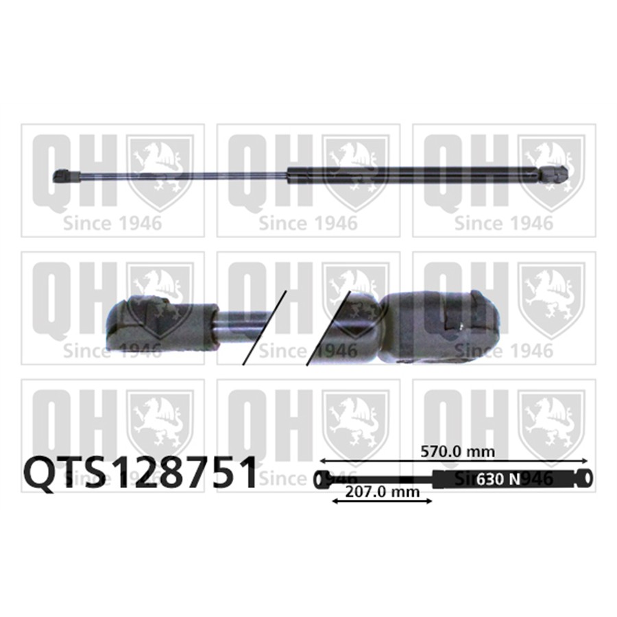Vérin De Coffre Quinton Hazell Qts128751