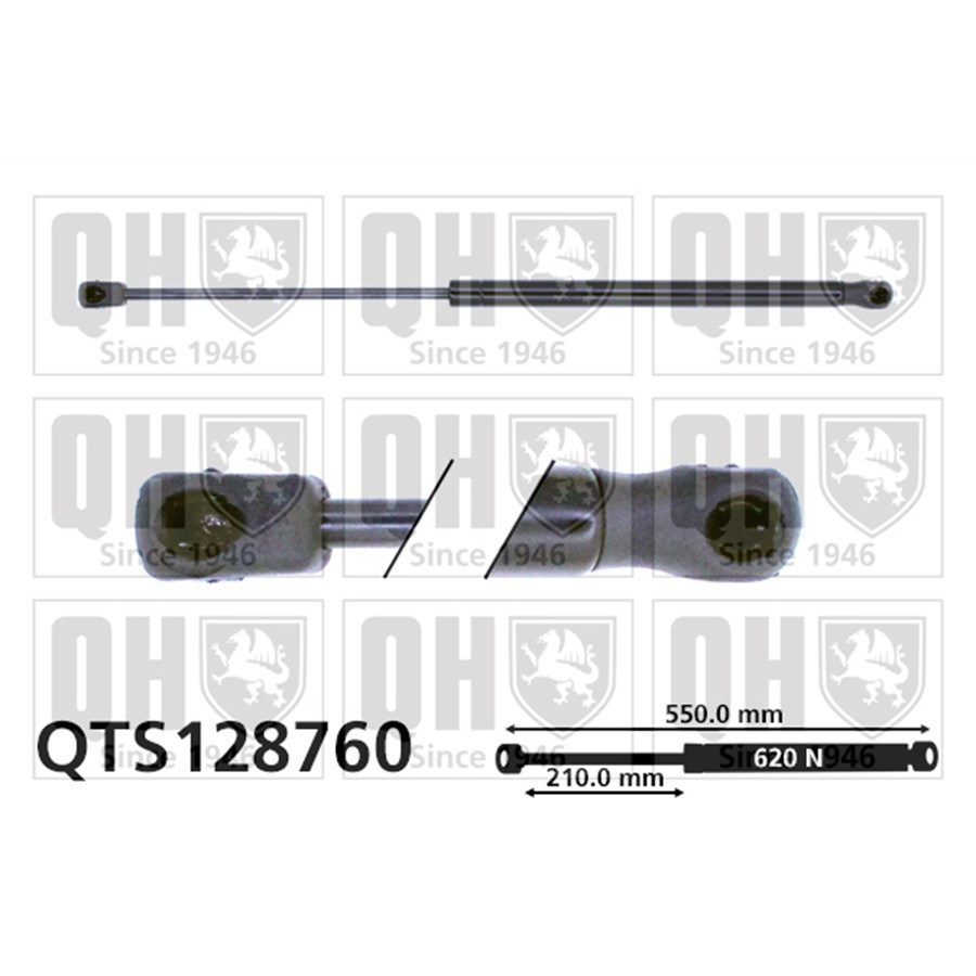 Vérin De Coffre Quinton Hazell Qts128760