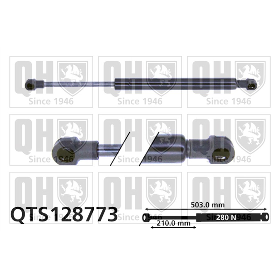 Vérin De Coffre Quinton Hazell Qts128773