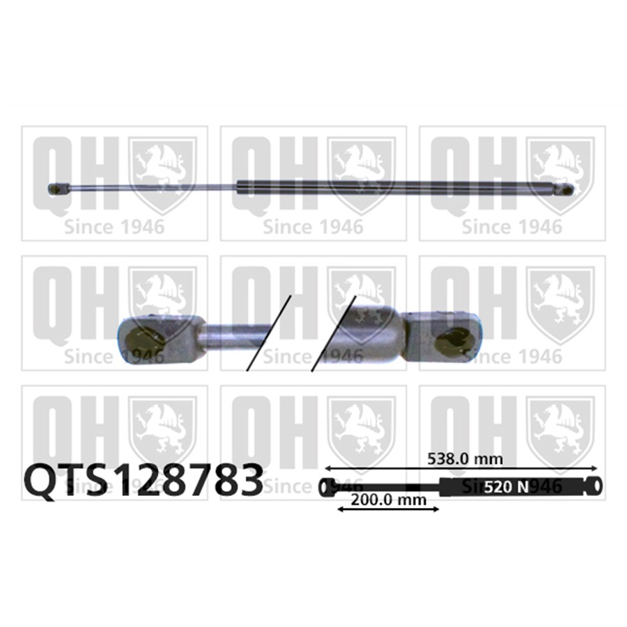 Vérin De Coffre Quinton Hazell Qts128783