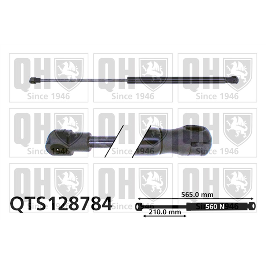 Vérin De Coffre Quinton Hazell Qts128784