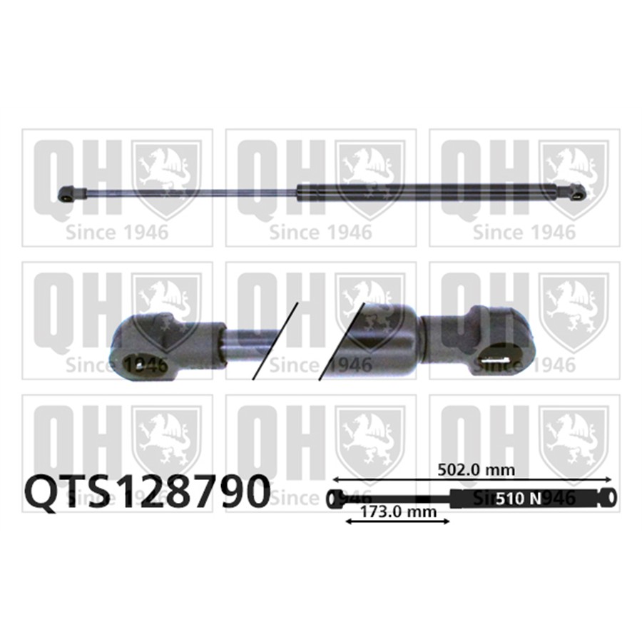 Vérin De Coffre Quinton Hazell Qts128790