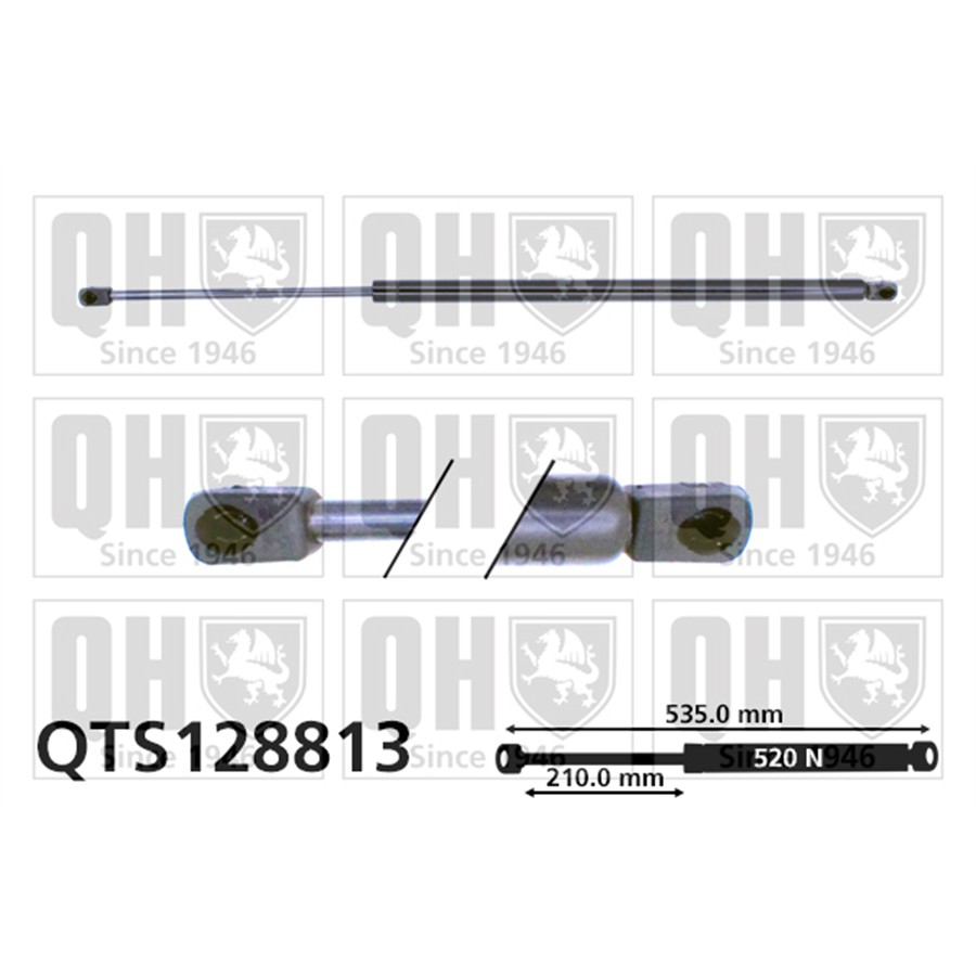 Vérin De Coffre Quinton Hazell Qts128813