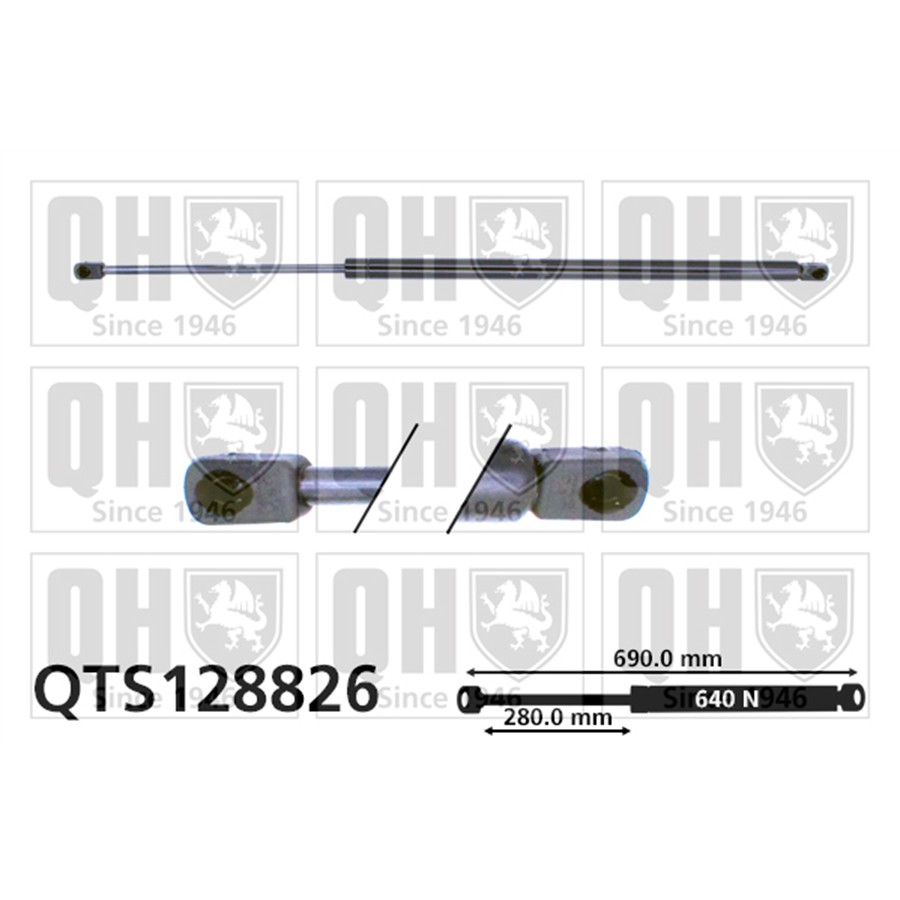 Vérin De Coffre Quinton Hazell Qts128826