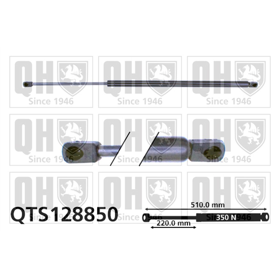 Vérin De Capot Quinton Hazell Qts128850
