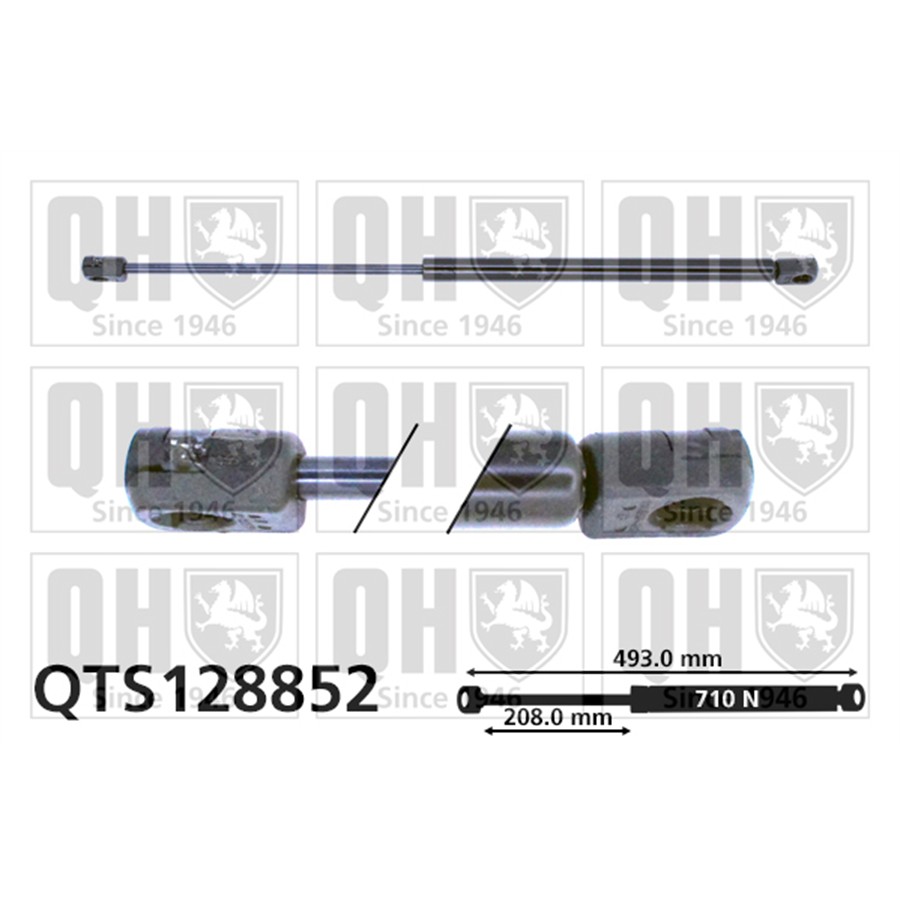 Vérin De Coffre Quinton Hazell Qts128852