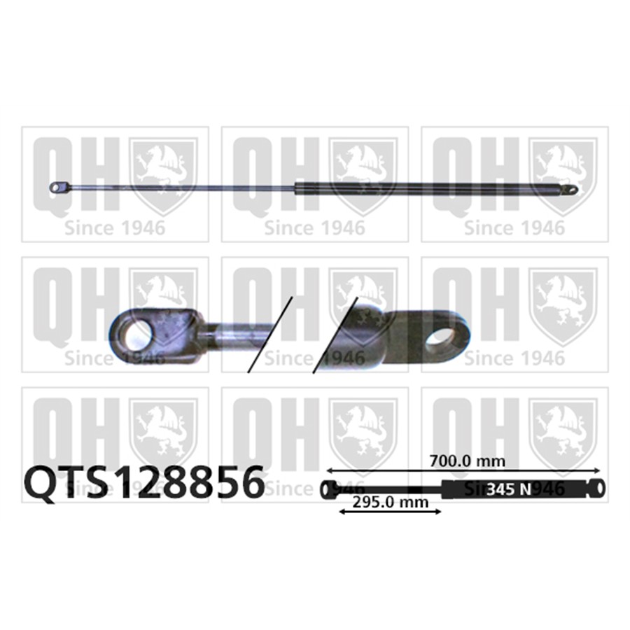 Vérin De Coffre Quinton Hazell Qts128856