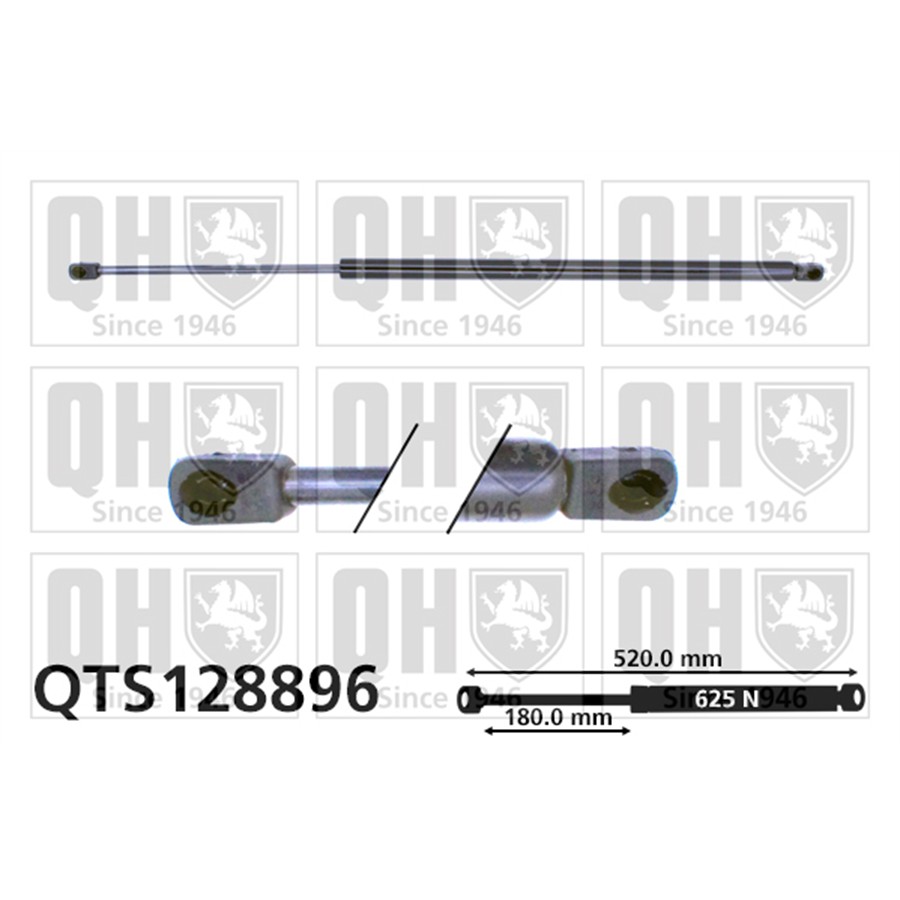 Vérin De Coffre Quinton Hazell Qts128896