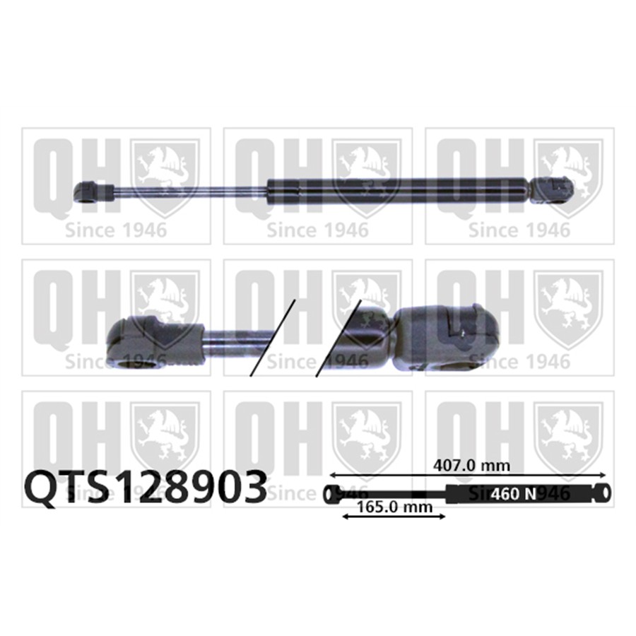 Vérin De Capot Quinton Hazell Qts128903