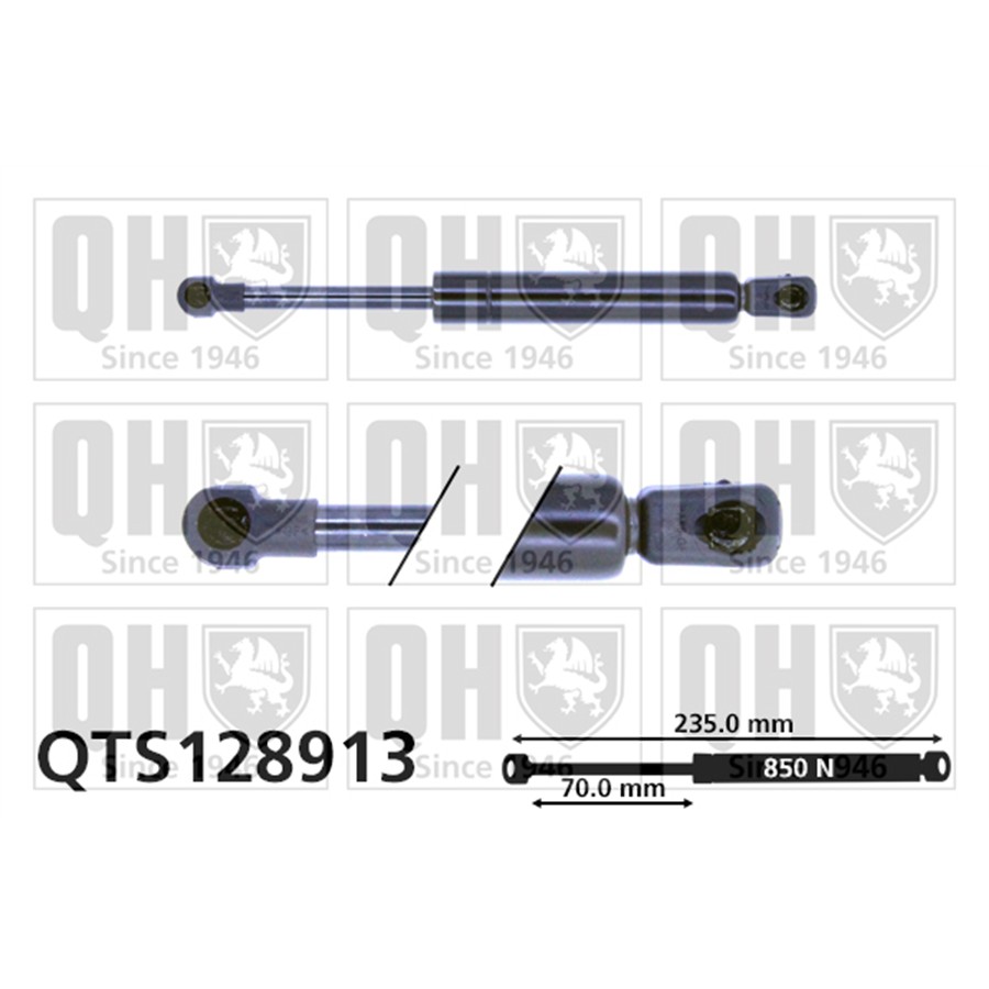 Vérin De Capot Quinton Hazell Qts128913