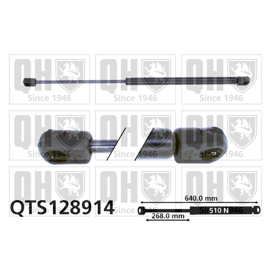 Vérin De Coffre Quinton Hazell Qts128914