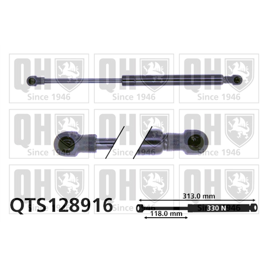 Vérin De Capot Quinton Hazell Qts128916