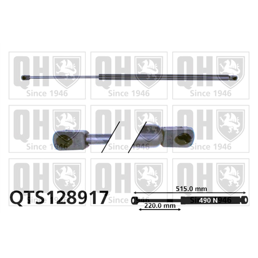 Vérin De Coffre Quinton Hazell Qts128917