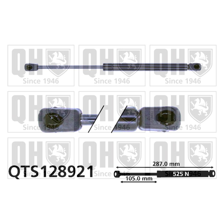 Vérin De Coffre Quinton Hazell Qts128921