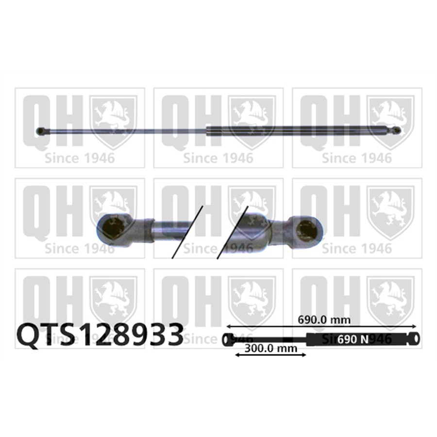 Vérin De Coffre Quinton Hazell Qts128933