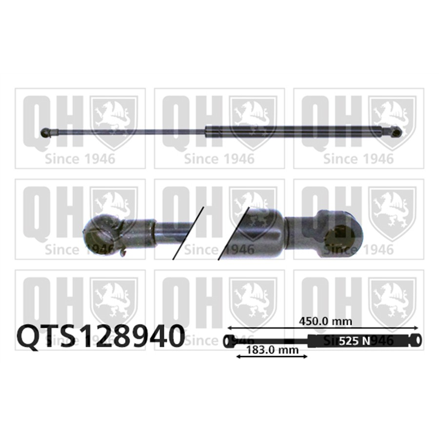 Vérin De Coffre Quinton Hazell Qts128940