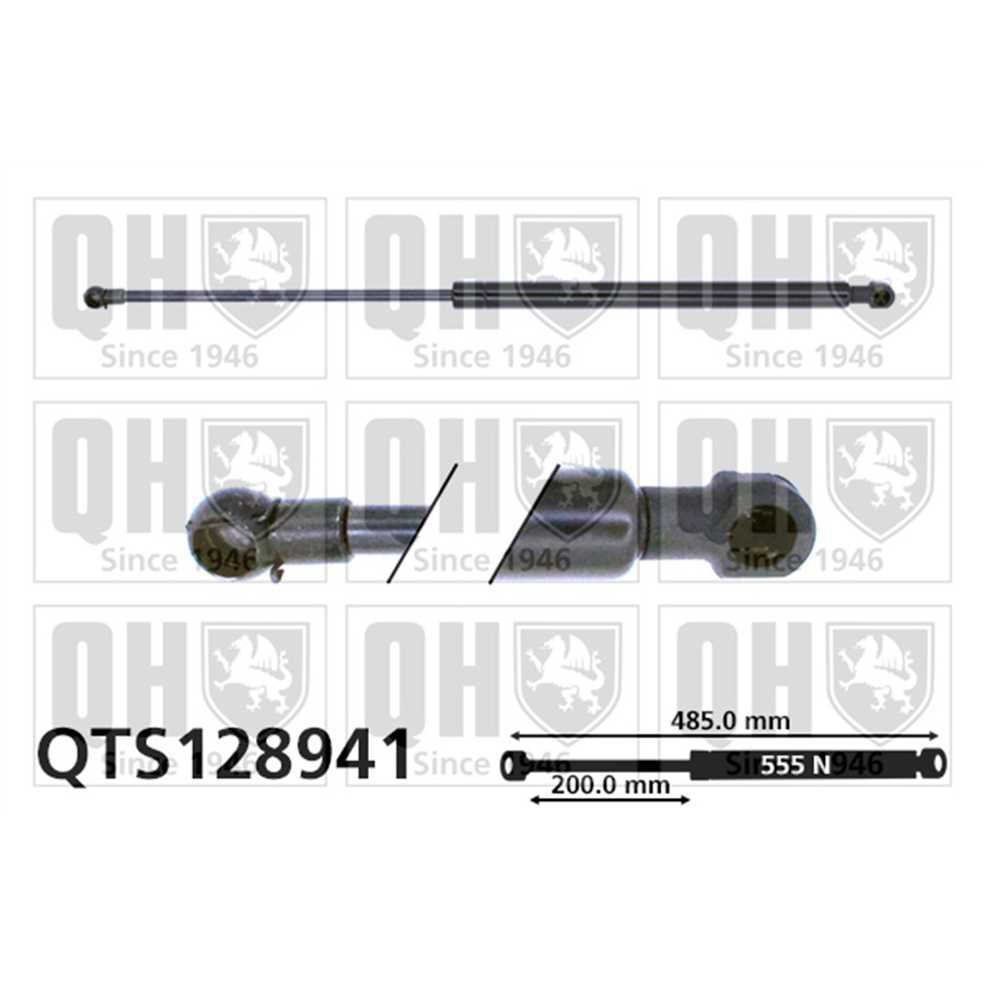Vérin De Coffre Quinton Hazell Qts128941