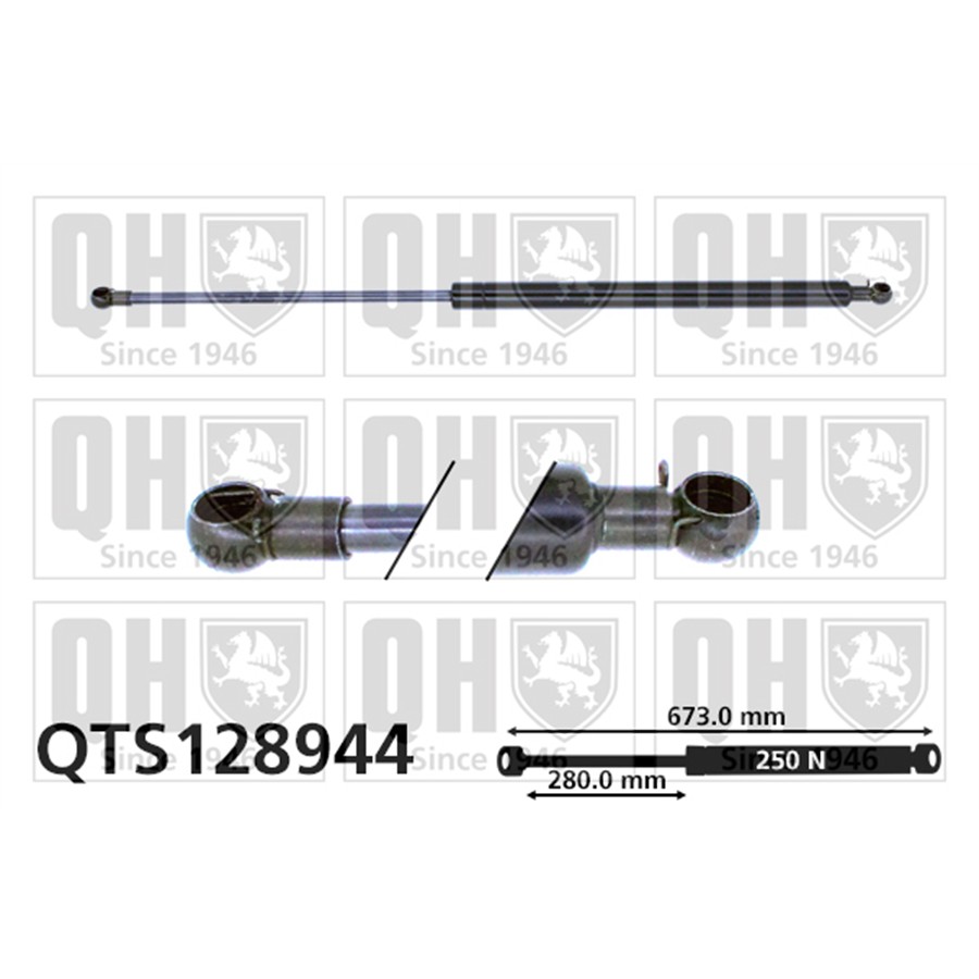 Vérin De Capot Quinton Hazell Qts128944
