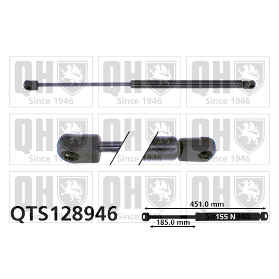 Vérin De Coffre Quinton Hazell Qts128946