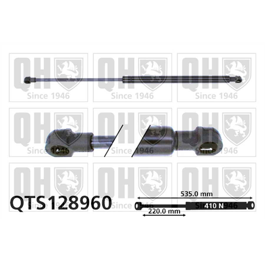 Vérin De Coffre Quinton Hazell Qts128960