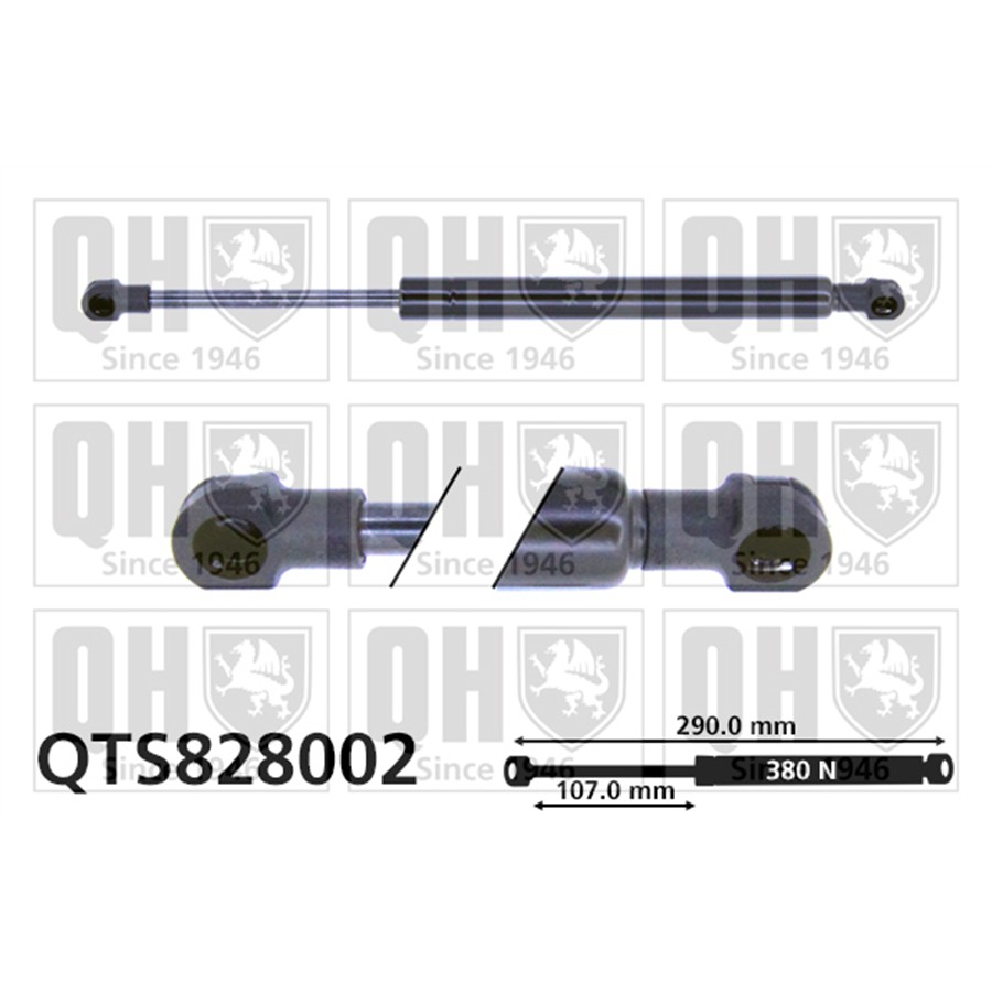 Vérin De Coffre Quinton Hazell Qts828002