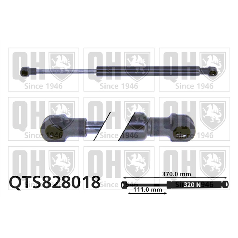Vérin De Coffre Quinton Hazell Qts828018