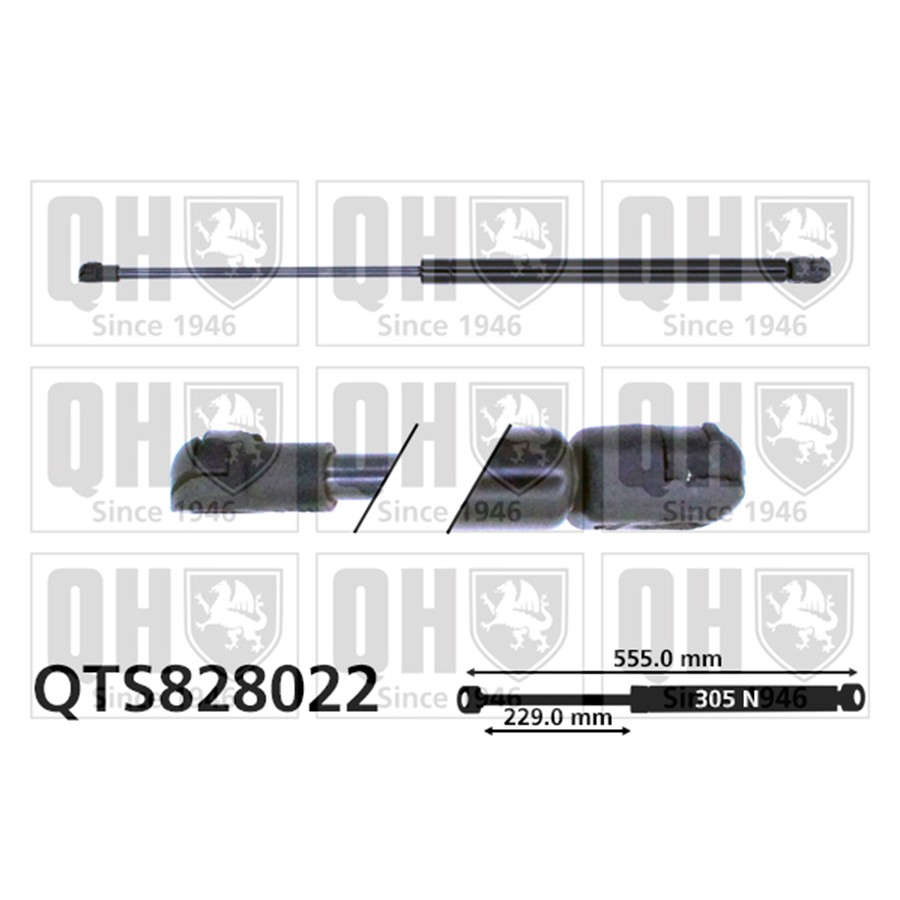 Vérin De Coffre Quinton Hazell Qts828022