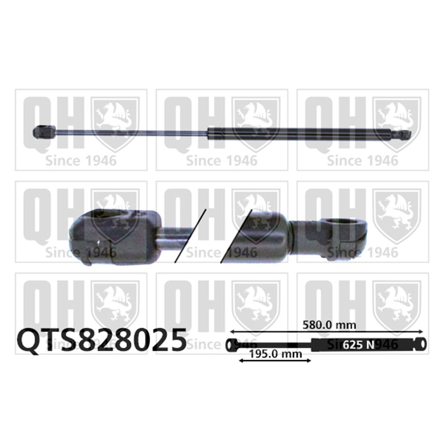 Vérin De Coffre Quinton Hazell Qts828025