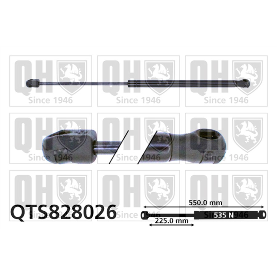 Vérin De Coffre Quinton Hazell Qts828026