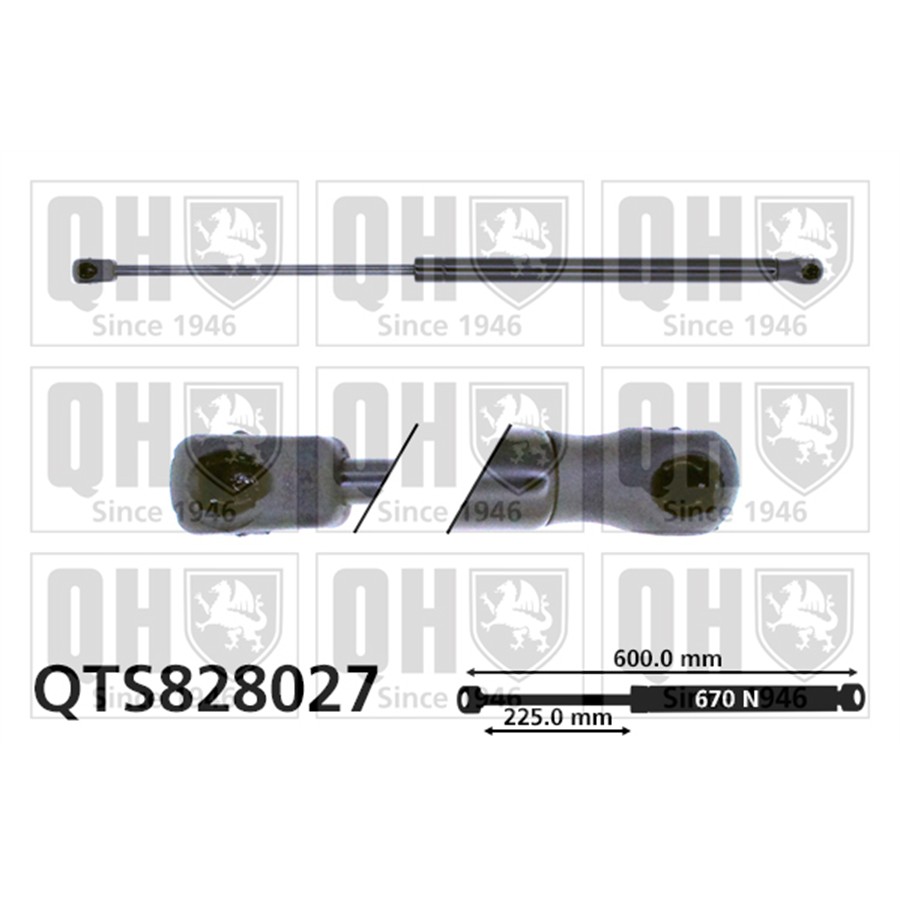 Vérin De Coffre Quinton Hazell Qts828027