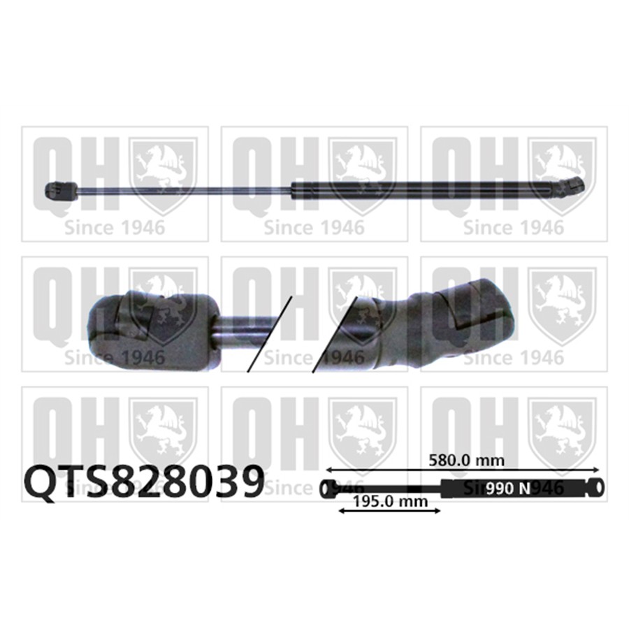 Vérin De Coffre Quinton Hazell Qts828039