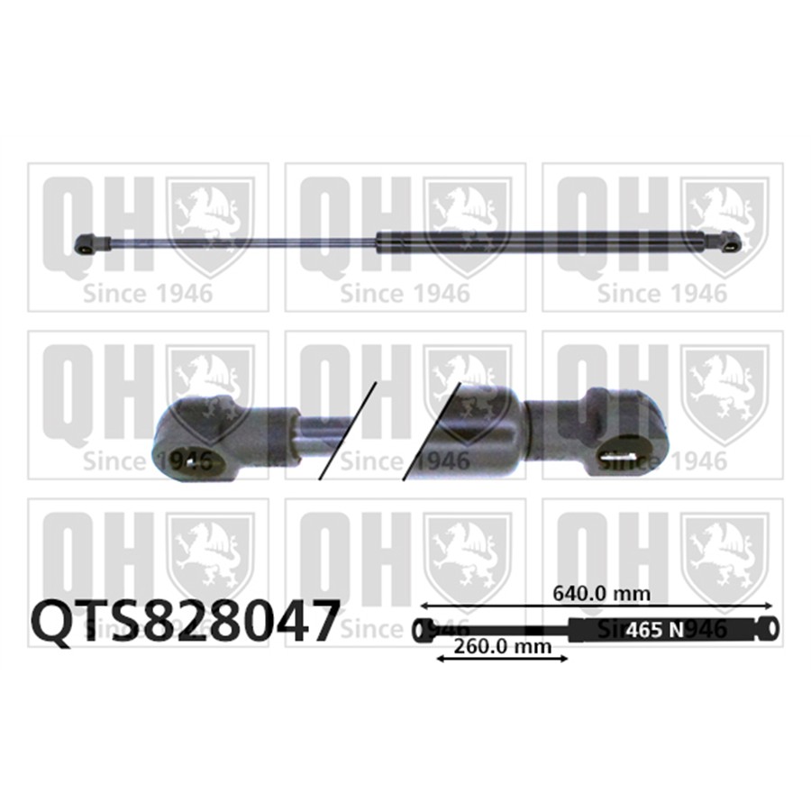 Vérin De Coffre Quinton Hazell Qts828047