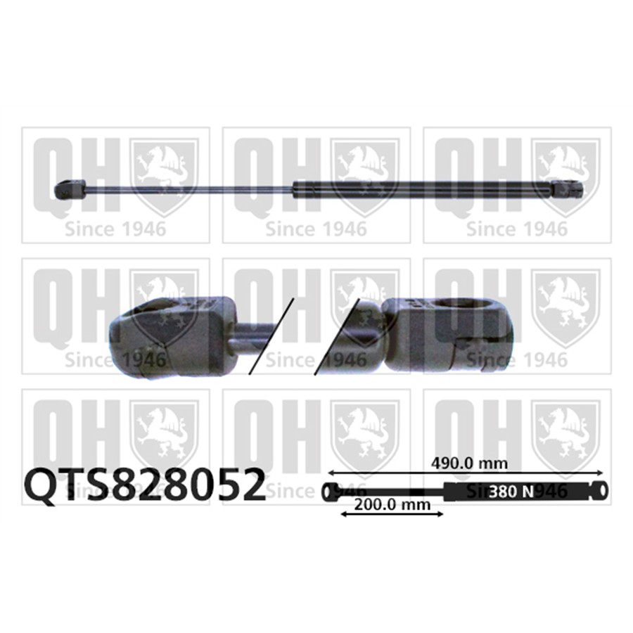 Vérin De Coffre Quinton Hazell Qts828052